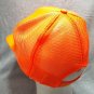 Vintage The Buck Stops Here Deer Hunter Orange Mesh Trucker Foam Snapback