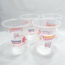 Set of 4 Dunkin Donuts Boston Red Sox Promo 18 oz Solo Cups Unused MLB Man Cave