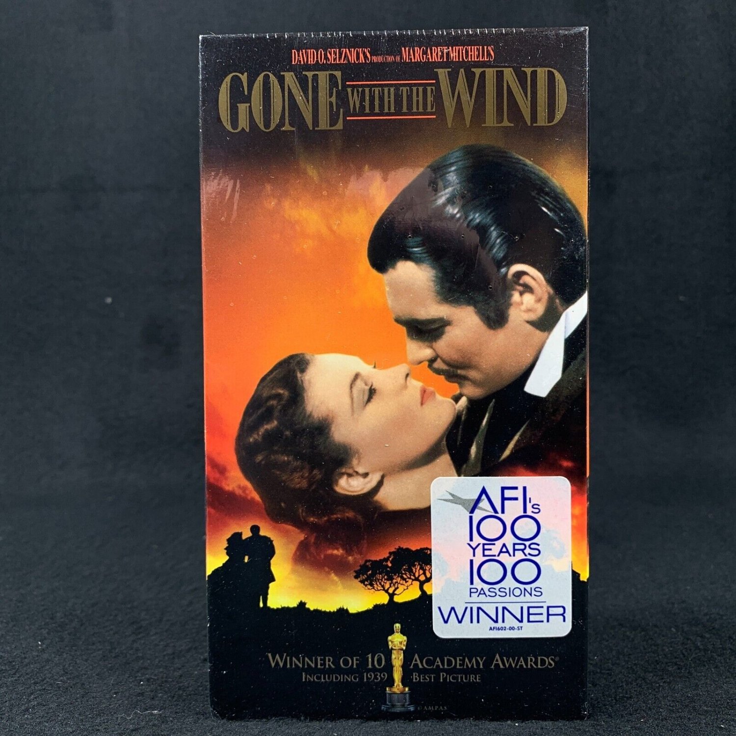 Gone With The Wind VHS Sealed New with Hype Sticker and Watermark