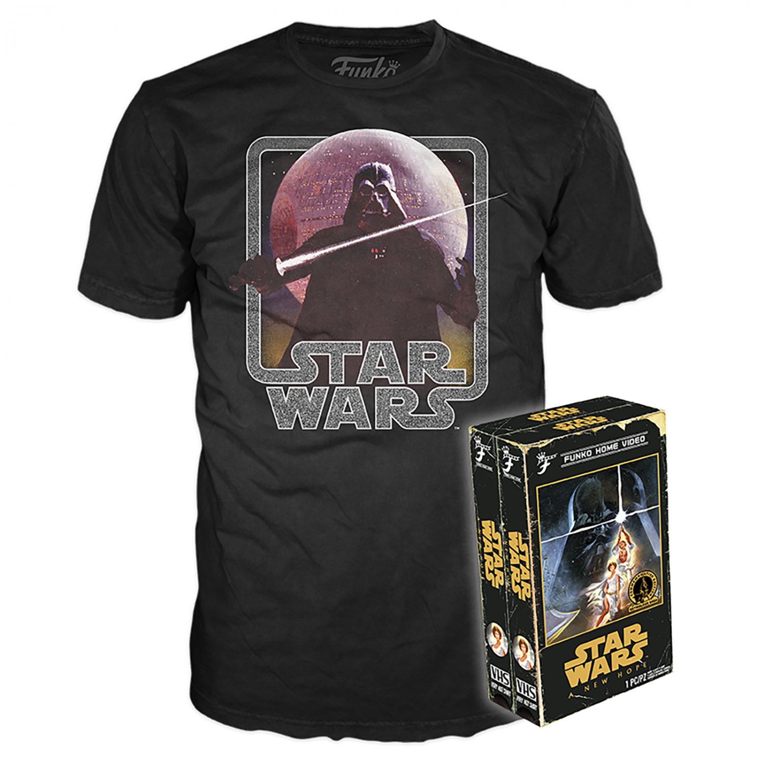Funko Home Video Star Wars A New Hope T Shirt Medium Walmart Exclusive Tee