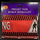 Zombie Crossing 30 ft Fright Tape Halloween Decoration Haunted House Undead