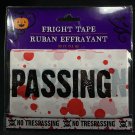 No Tresspassing 30 ft Fright Tape Halloween Decoration Haunted House Bloody
