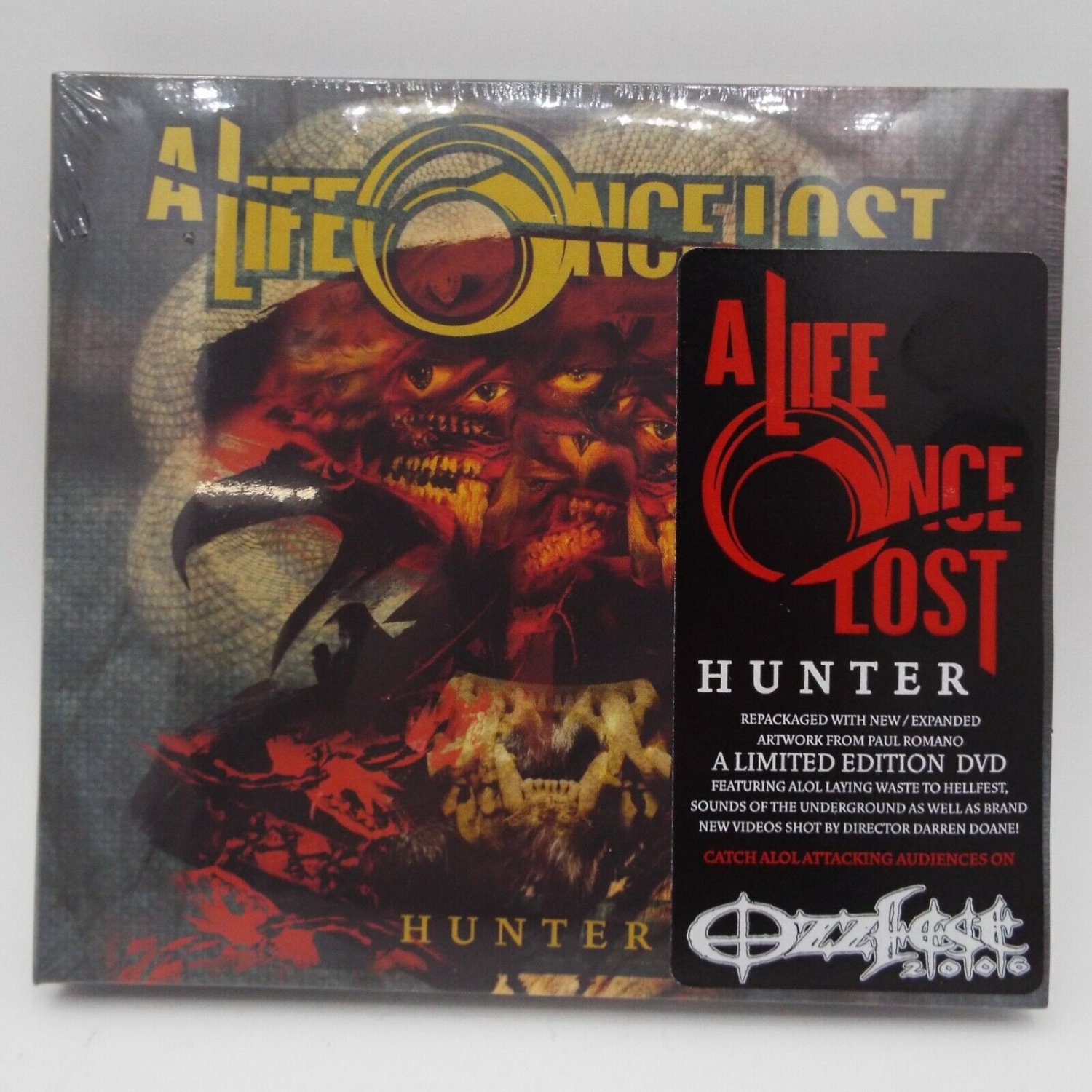 A Life Once Lost Hunter CD Limited Edition DVD Ozzfest 2006