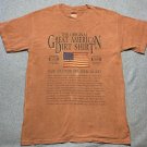 Original Great American Dirt Shirt T-Shirt Hand Dyed Patriotic M Gildan