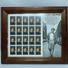 Framed 1996 James Dean Stamp Sheet #3082 32c MNH Legends of Hollywood Series