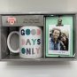 Good Days Only From the Heart Gift Set 13 oz Coffee Mug Mini Clip Frame Bridal