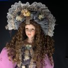 Vintage CATHAY Collection 1-5000 Porcelain Doll 38 inches Victorian Brown Hair