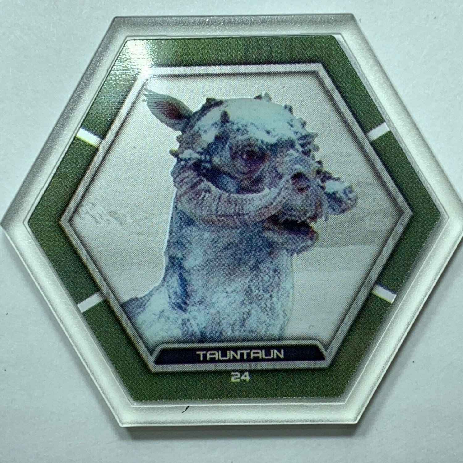 Topps Star Wars Galactic Connexions Disc Tauntaun #24 Clear Series 3
