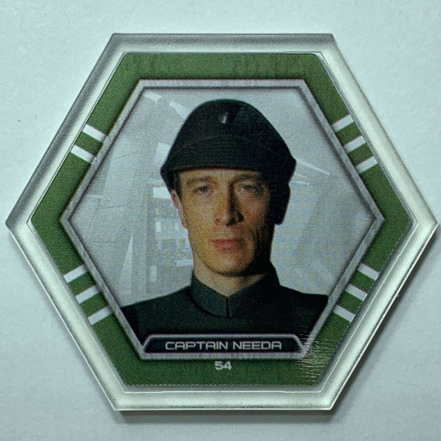 Topps Star Wars Galactic Connexions Disc Captain Needa #54 Clear Series 3