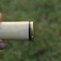 HAND MADE J2 STEEL HAND FORGED BRASS GUARD WITH FILE WORK AND BONE HANDLE