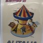 Europa Alitalia Merry Go Around 9x12 Print Pacifica Island Arts Vintage Style
