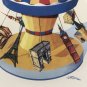 Europa Alitalia Merry Go Around 9x12 Print Pacifica Island Arts Vintage Style