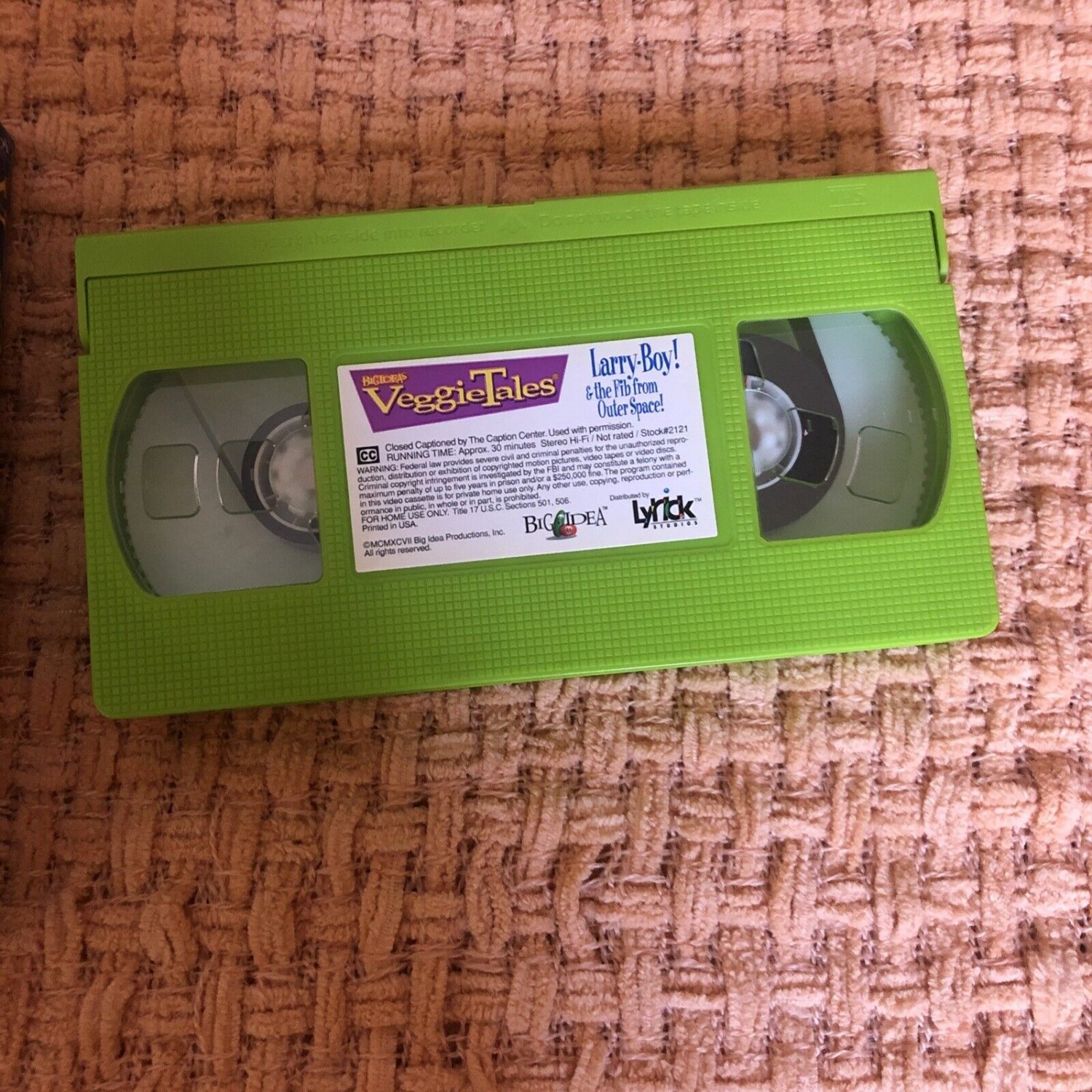 VeggieTales - Larryboy And The Fib from Outer Space! (VHS, 1998)