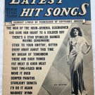 Latest Hit Songs April 1943 Vol 1 No. 2 Rita Hayworth Cover Vintage Lyric Mag