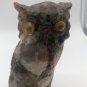 VINTAGE ACRYLIC VOMIT OWL FIGURINE WITH GOOGLE EYES 3.5â