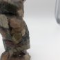 VINTAGE ACRYLIC VOMIT OWL FIGURINE WITH GOOGLE EYES 3.5â