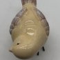 Ceramic Bird with Metal Legs, Bird Sculpture Decor, Pastel Yellow Feathers