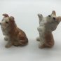 Collie Dog Figurine Sitting Up Ears Up Ceramic Hand Painted Made In Japan CUTE