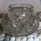 Glass Rose Bowl Pressed Glass Flower Vase Candy Bowl Footed Tea Light