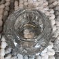 Glass Rose Bowl Pressed Glass Flower Vase Candy Bowl Footed Tea Light