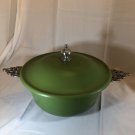 Lazar Green Aluminum Forged With Ornate Handles Vintage