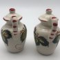 Vintage Ceramic Salt & Pepper Shakers Lovely Hand Painted Strawberries