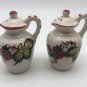Vintage Ceramic Salt & Pepper Shakers Lovely Hand Painted Strawberries