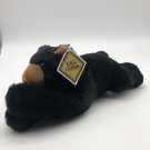 Prairie Mountain Kids Combo Plush Black Bear hook loop connection Hugs 10”