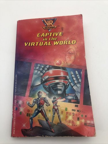 VR Troopers Paperback Book Captive In A Virtual World