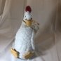 Enesco Christmas Duck/Goose in Santa Hat 1987 Happy Christmas Duck