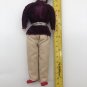 Antique Vintage Native American Indian Cloth Doll Man Hand Sewn 7&acirc;��