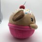 Squishmallow Puppy Dog Birthday Cupcake Cherry Sprinkles Plush CLEAN