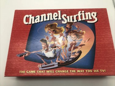 VTG MILTON BRADLEY 4539 Channel Surfing TV Board Game COMPLETE Cable Required