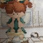"The Potties In Pastels" By Alma Lynne Finished CrossStitched Picture 7&acirc;��