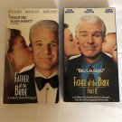 Father Of The Bride 1 AND 2 - 2 VHS Lot : Steve Martin