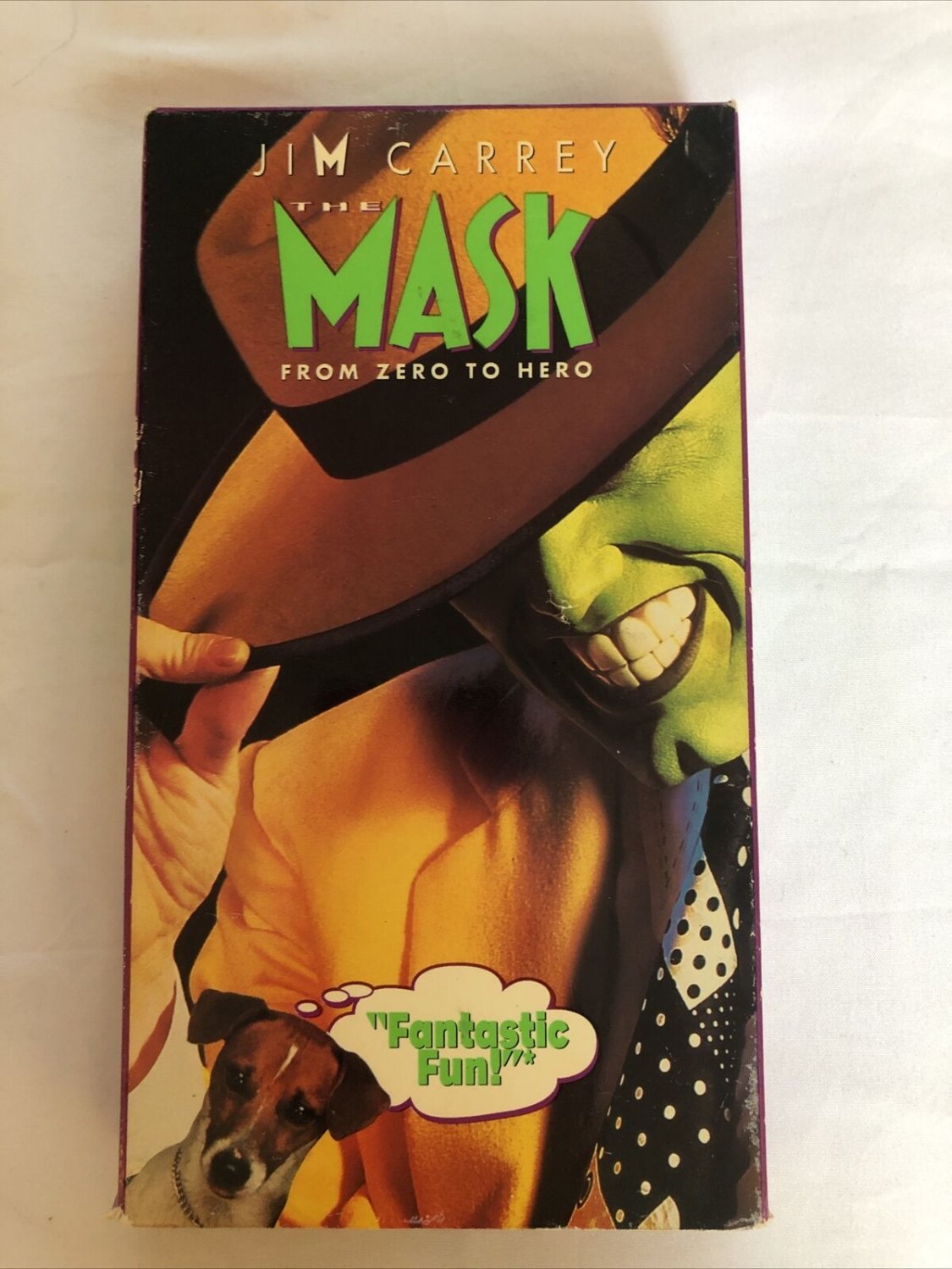 The Mask VHS 1995 Jim Carrey Cameron Diaz 1st Printing Vintage