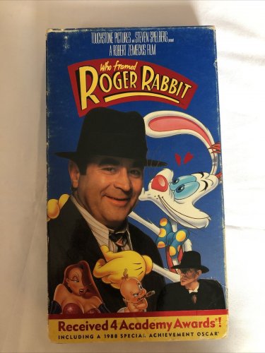 Who Framed Roger Rabbit Hollywood Videos VHS Rental Vintage