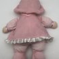 Kids Preferred Baby Doll Soft Plush Pink Stripe Hat Butterfly Blonde Satin Feet
