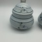 Sangostone creamer and sugar dish set floral "Sky Line" floral print