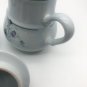 Sangostone creamer and sugar dish set floral "Sky Line" floral print