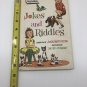 JOKES AND RIDDLES 1963 Easy Reader Wonder Book Jonathan Peter