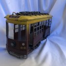 Vintage Russian Ukraine Tram Cable Car Streetcar Tin Toy Replica OOAK Handmade