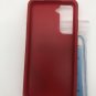 Samsung Galaxy S21 6.41" Case Heavy Duty Protective Phone Case Red Cover