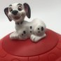 RARE Vintage 101 dalmations Children Plastic 11 Piece Tea Set Red Black White