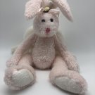 Ganz "Arial” Pink Bunny Plush Stuffed Animal W/Wings And Bow 18” Rare HTF CLEAN