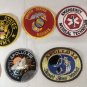 NASA Apollo Manned Missions & Military Embroidered Patches Lot 9 Total Patches