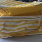 Vintage Tupperware Yellow White Striped Cooler Picnic Set RARE HTF