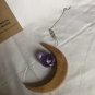 Goddess Provisions Crescent Moon Rainbow Maker Birchwood & Clear Quartz Crystals