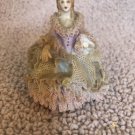 Early MZ Irish Dresden Pink Lace Unnamed Figurine Circa 1964