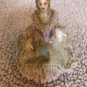 Early MZ Irish Dresden Pink Lace Unnamed Figurine Circa 1964